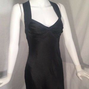 CALVIN KLEIN Sexy Black Slip Dress 100% Silk